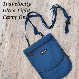 The Organized Traveler's Ultra-Light Carry-On Blue Shoulder Bag